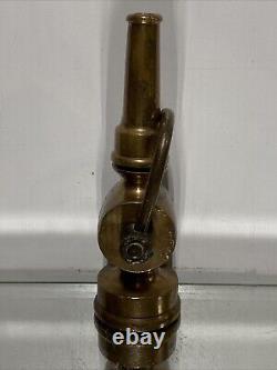 Vintage Solid Copper Fire Hose Nozzle Handle