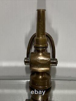 Vintage Solid Copper Fire Hose Nozzle Handle