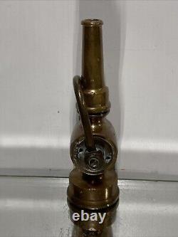 Vintage Solid Copper Fire Hose Nozzle Handle