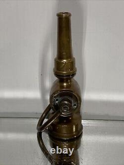 Vintage Solid Copper Fire Hose Nozzle Handle