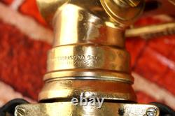 Vintage The Wooster Brass Co PP Quad-Way Fire Hose Nozzle Firefighter Dept