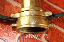 Vintage The Wooster Brass Co PP Quad-Way Fire Hose Nozzle Firefighter Dept