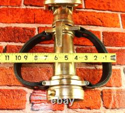 Vintage The Wooster Brass Co PP Quad-Way Fire Hose Nozzle Firefighter Dept