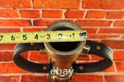 Vintage The Wooster Brass Co PP Quad-Way Fire Hose Nozzle Firefighter Dept