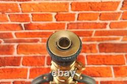 Vintage The Wooster Brass Co PP Quad-Way Fire Hose Nozzle Firefighter Dept