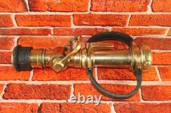 Vintage The Wooster Brass Co PP Quad-Way Fire Hose Nozzle Firefighter Dept