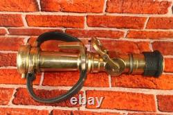 Vintage The Wooster Brass Co PP Quad-Way Fire Hose Nozzle Firefighter Dept