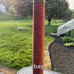 Vintage UNDERWRITERS Wrapped Brass Fire Hose Playpipe with Nozzle 31 inches