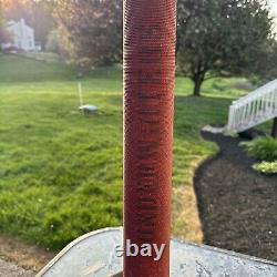 Vintage UNDERWRITERS Wrapped Brass Fire Hose Playpipe with Nozzle 31 inches