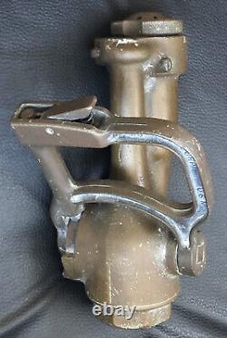 Vintage USN Brass Corp Navy Flight Deck Fire Control Nozzle, San Jose, Calif