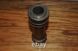 Vintage U. S. N. United States Navy U. S. L. Brass Fire Hose Nozzle Attachment 1-1/4