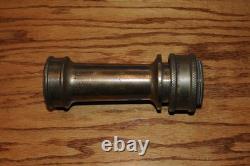 Vintage U. S. N. United States Navy U. S. L. Brass Fire Hose Nozzle Attachment 1-1/4
