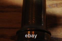 Vintage U. S. N. United States Navy U. S. L. Brass Fire Hose Nozzle Attachment 1-1/4