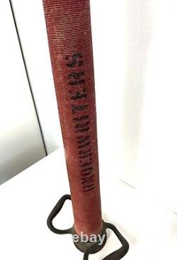 Vintage Underwriters 9-65 Wrapped Brass Fire Hose Playpipe with Nozzle 30 inches