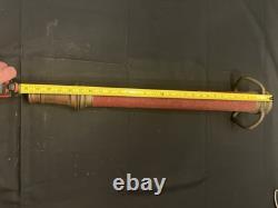 Vintage Underwriters Brass Fire Hose Nozzle 30 Two Handle Fireman Decor