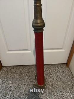 Vintage Underwriters Brass Fire Playpipe/Fire Monitor Nozzle. Wrapped. 30
