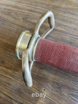 Vintage Underwriters Brass Fire Playpipe WithNozzle Swivel Handle 30. Powhatan