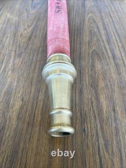 Vintage Underwriters Brass Fire Playpipe WithNozzle Swivel Handle 30. Powhatan