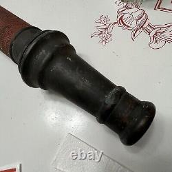 Vintage Underwriters Fire Hose Nozzle. 11/10/1941. #376. 30 Long