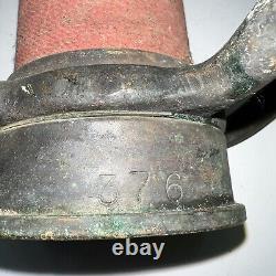 Vintage Underwriters Fire Hose Nozzle. 11/10/1941. #376. 30 Long