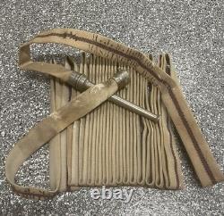 Vintage Unlined 50ft 1 1/4 Fire Hose Washington DC Withnozzle HJM Howard Hercules
