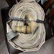 Vintage Wd Allen Co. 100 Ft Firehose And Brass Nozzle