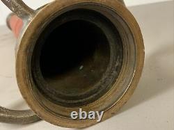 Vintage WD Allen Large 30 Solid Brass Fire Nozzle 2-1/2 with Smooth Bore Tip