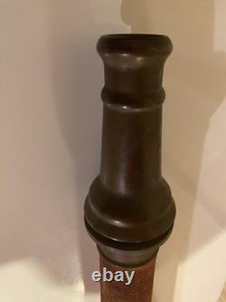 Vintage WD Allen Underwriters Wrapped Fire Nozzle 30