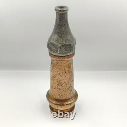 Vintage WW2 1941 Brass Fire Hose Nozzle ORME Fireman's Accessory Original