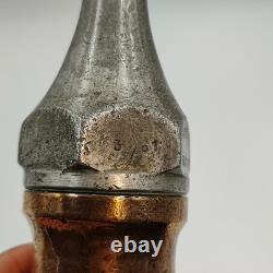 Vintage WW2 1941 Brass Fire Hose Nozzle ORME Fireman's Accessory Original