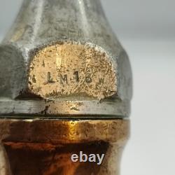 Vintage WW2 1941 Brass Fire Hose Nozzle ORME Fireman's Accessory Original