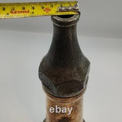 Vintage WW2 1941 Brass Fire Hose Nozzle ORME Fireman's Accessory Original