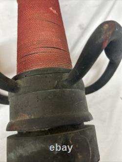 Vintage W. D. Allen Chicago MFG 17in Firefighter Hose Nozzle Brass