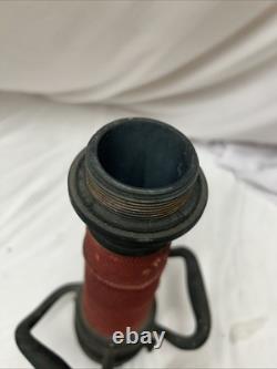 Vintage W. D. Allen Chicago MFG 17in Firefighter Hose Nozzle Brass