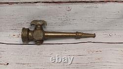 Vintage W. D. Allen Mfg Brass Fire Nozzle