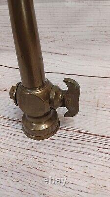 Vintage W. D. Allen Mfg Brass Fire Nozzle