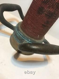 Vintage W. D. Allen Mfg. Co. Fire Department 30 Brass Hose Nozzle 1957