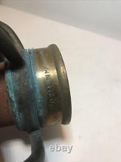 Vintage W. D. Allen Mfg. Co. Fire Department 30 Brass Hose Nozzle 1957