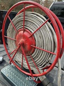 Vintage Wall Mount Fire Hose Reel Wist & Knox