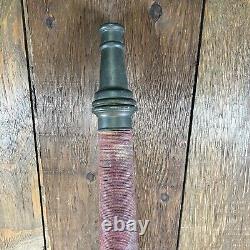 Vintage Wilmington Brass Co. 33 Brass Fire Firefighting Underwriter Nozzle