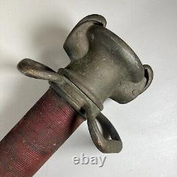 Vintage Wilmington Brass Co. 33 Brass Fire Firefighting Underwriter Nozzle