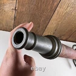 Vintage Wilmington Brass Co. 33 Brass Fire Firefighting Underwriter Nozzle