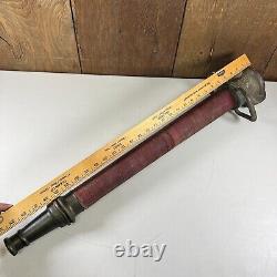 Vintage Wilmington Brass Co. 33 Brass Fire Firefighting Underwriter Nozzle