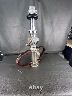 Vintage Wooster Brass 2 1/2 In. Play Pipe Fire Nozzle With Shut Off & Tip 19 In. H