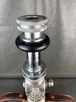 Vintage Wooster Brass 2 1/2 In. Play Pipe Fire Nozzle With Shut Off & Tip 19 In. H