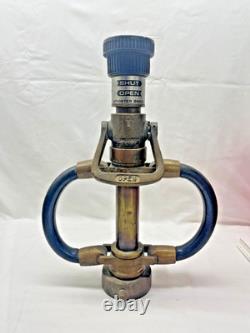 Vintage Wooster Brass 3 Inch Playpipe Fire Hose Nozzle Collectable