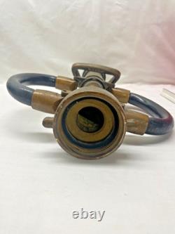 Vintage Wooster Brass 3 Inch Playpipe Fire Hose Nozzle Collectable