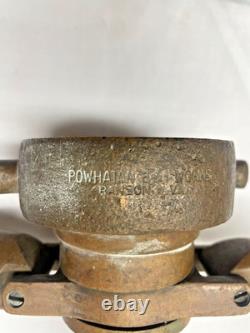 Vintage Wooster Brass 3 Inch Playpipe Fire Hose Nozzle Collectable