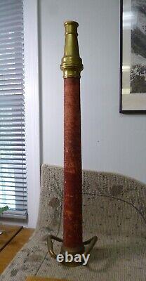 Vintage Wrapped Brass 31 Callahan Co. Fire Hose Nozzle