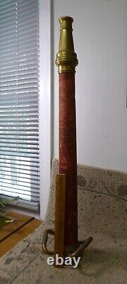Vintage Wrapped Brass 31 Callahan Co. Fire Hose Nozzle